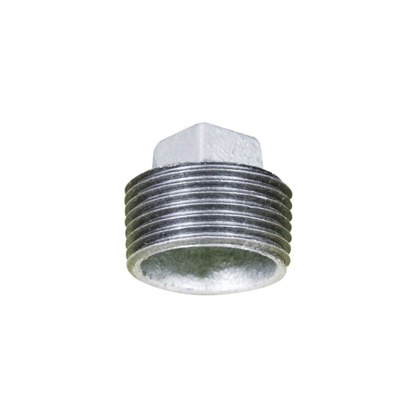 Malleable Iron Beaded Plug-Gal