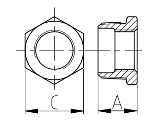 Malleable cast iron bushing draw