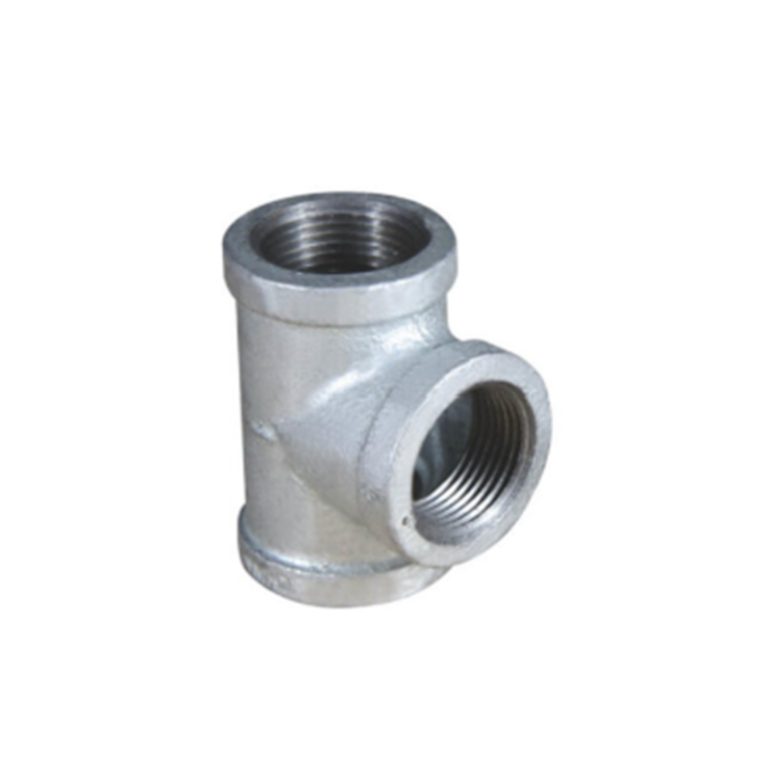 Malleable cast iron equal tee