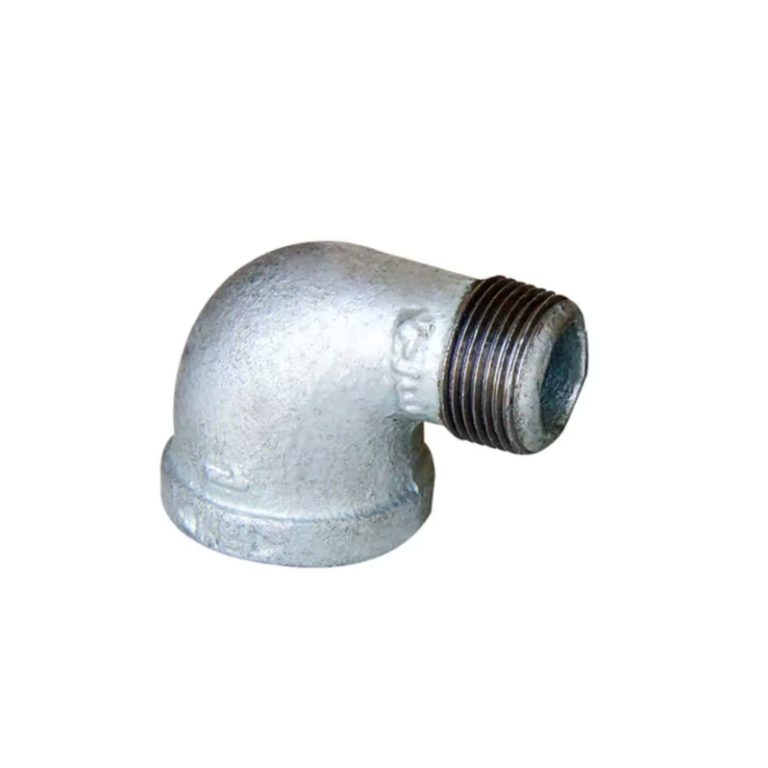 Malleable cast iron reducing street elbow