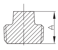 Malleable cast iron solid plug draw
