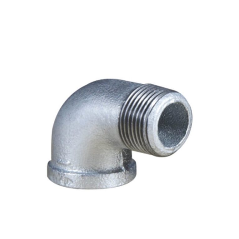 Malleable cast iron street elbow