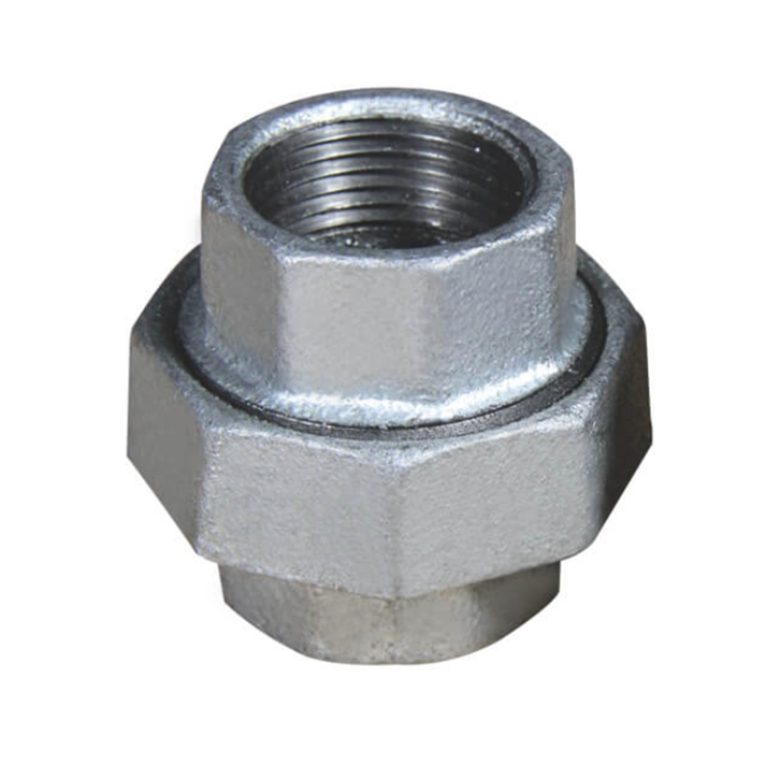 Malleable cast iron union conical seat