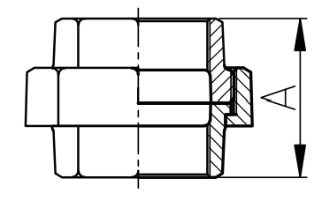 Malleable cast iron union flat seat draw