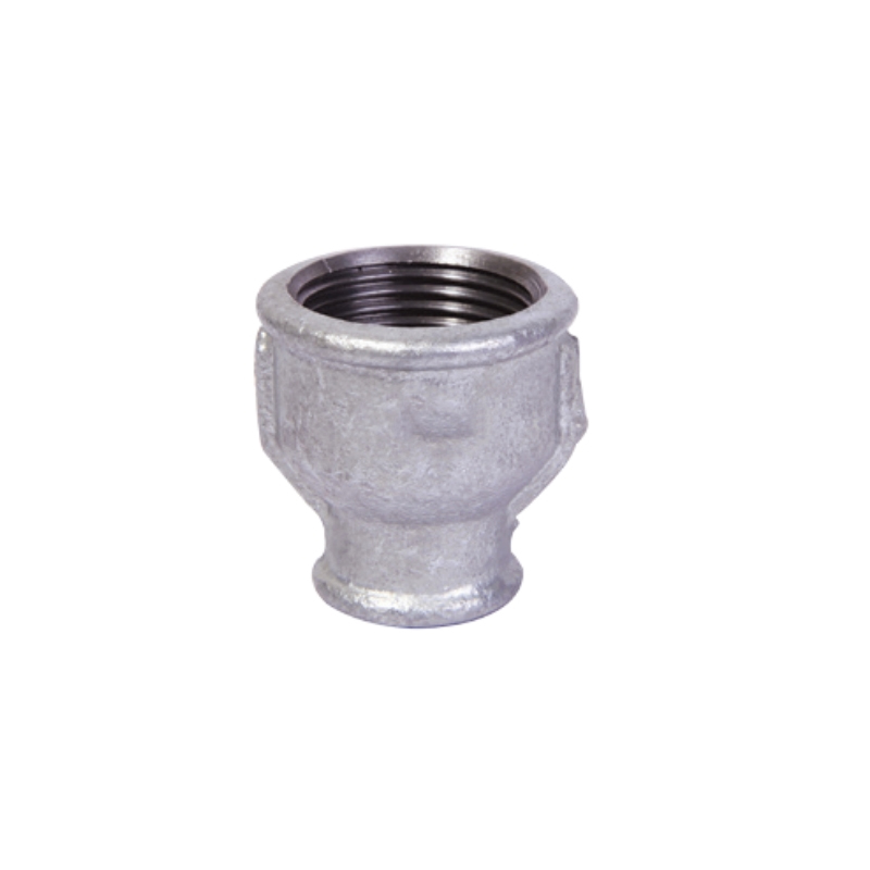 Malleable iron reducing socket beaded DIN Fig 240 Galvanized