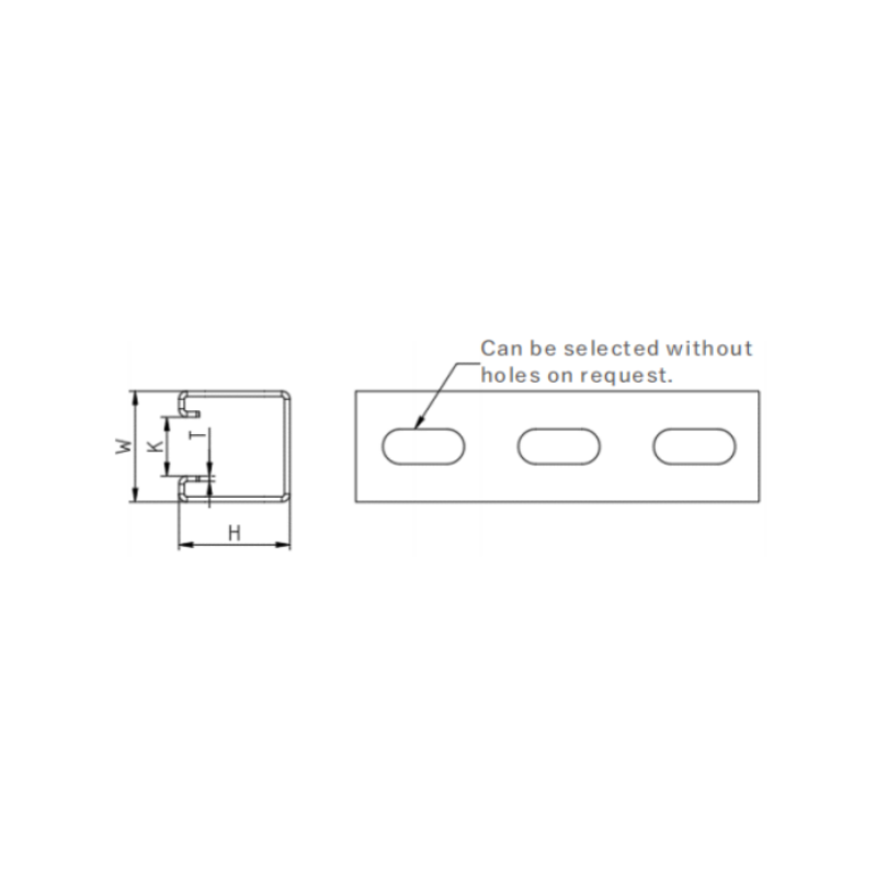 SINGLE-SIDE STRUT CHANNEL