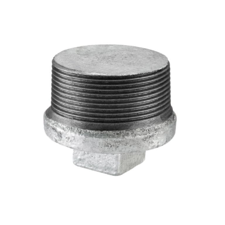 galvanized Malleable cast iron solid plug black NPT