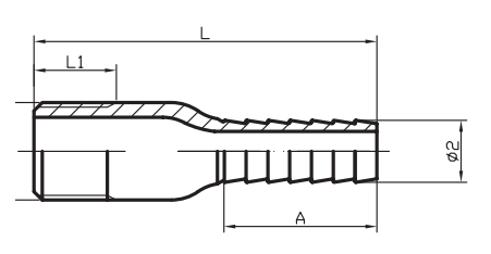 hose nipple draw