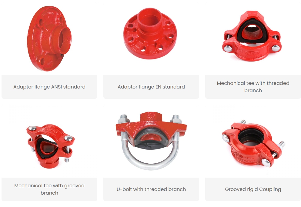 Ductile Iron Grooved Pipe Fittings