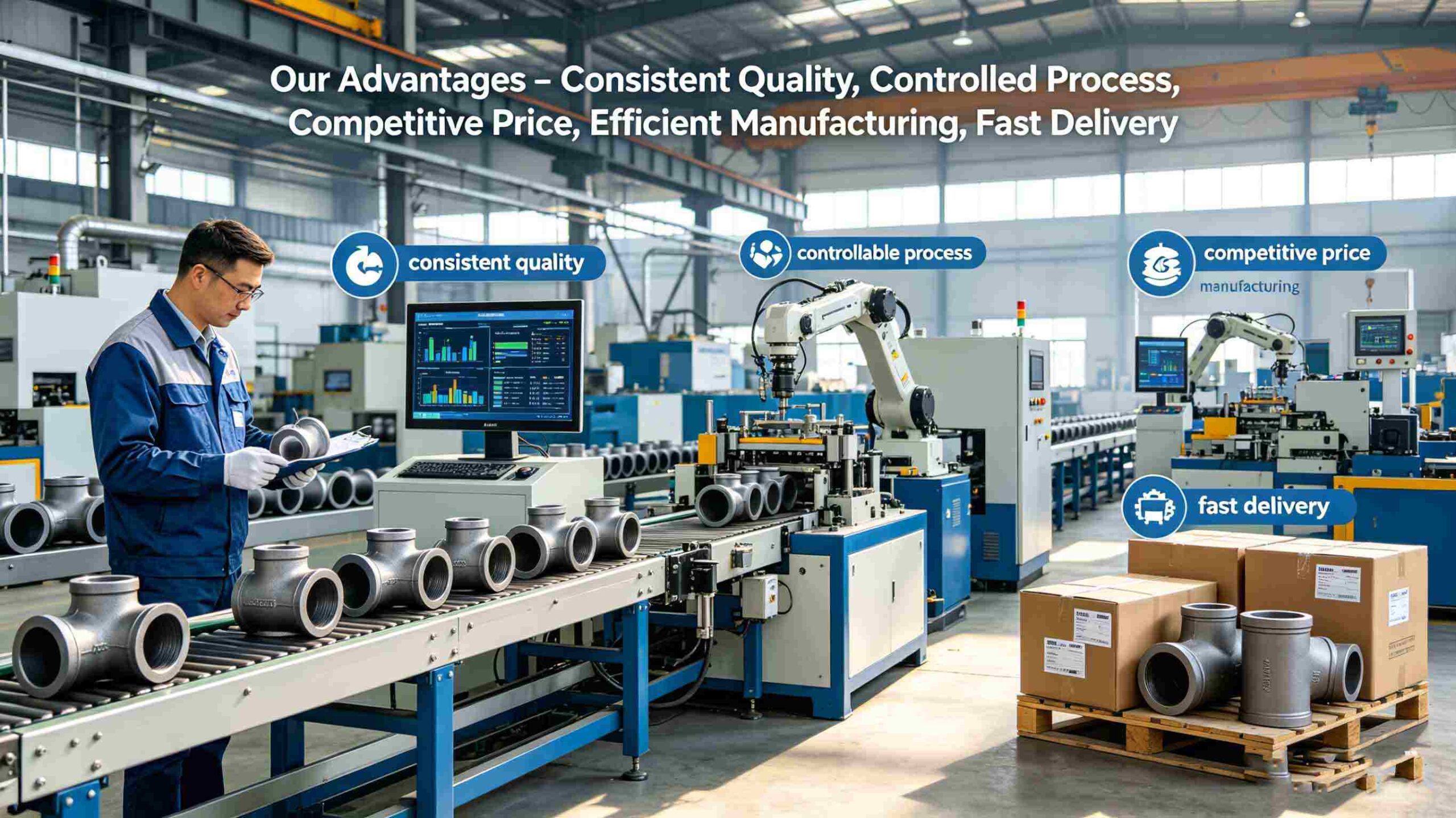 Our Advantages - Consistent Quality, Controlled Process,