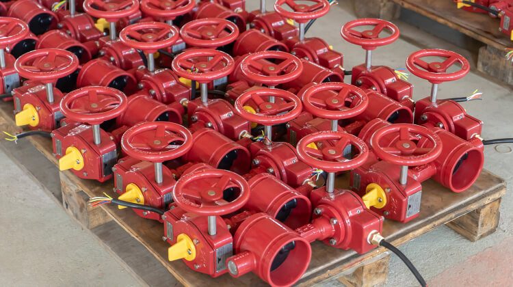 butterfly valves for fire fighting system